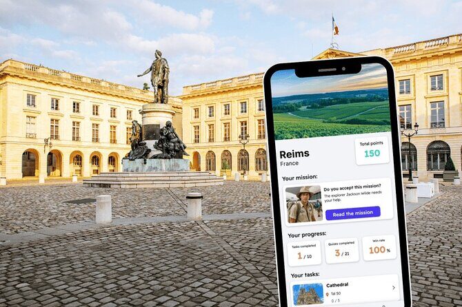 Reims Exploration Game and City Tour on your Phone - What is the Reims Exploration Game and City Tour?