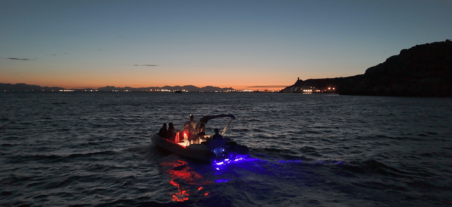 Relax Private Tour Prosecco Sunset Cagliari Diving Sea . - First Stop: Calamosca Beach