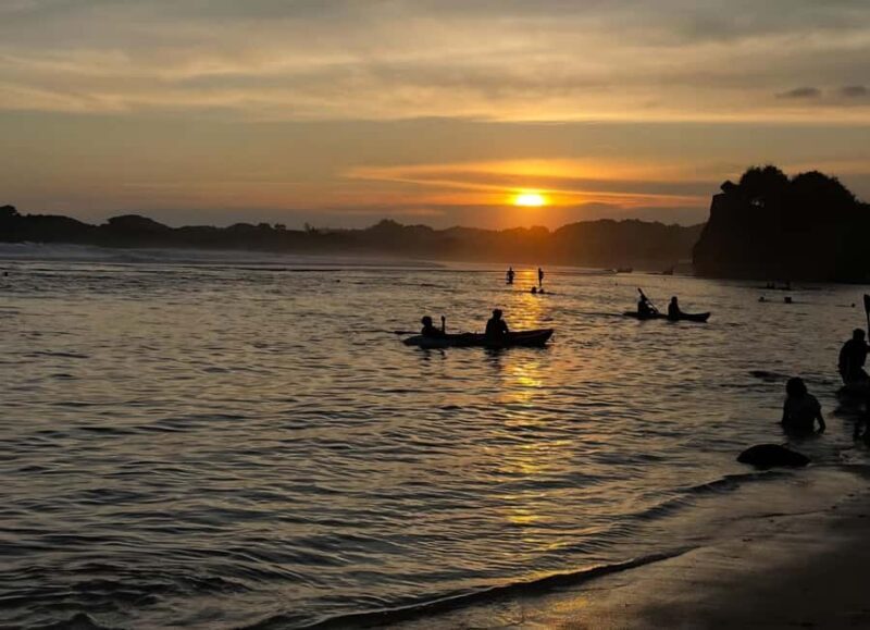 Relaxing Beach in Yogyakarta: Canoeing, Bean Bag & Coconut - Canoeing with a Coastal Twist  