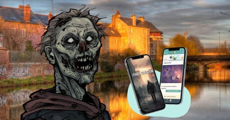 Rennes: Zombie Invasion City Exploration Smartphone Game - Game Theme and Scenario