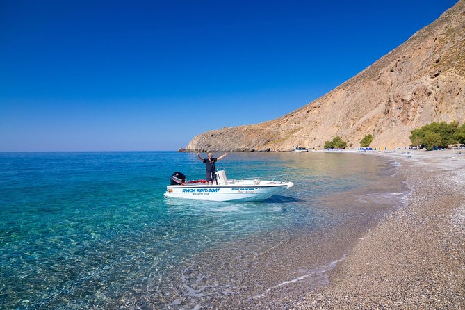RENT A BOAT 5,5m - 30hp LICENSE FREE Chora Sfakion, Sfakia - Traveler Photos