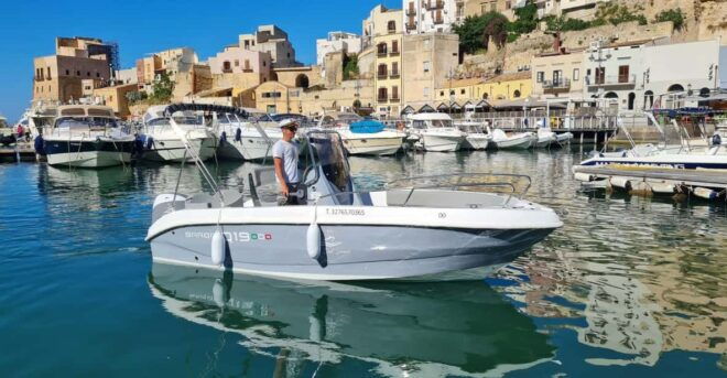 Rent a Boat for Half a Day in Castellammare Del Golfo Q19 September 2024 - Meeting Point Details