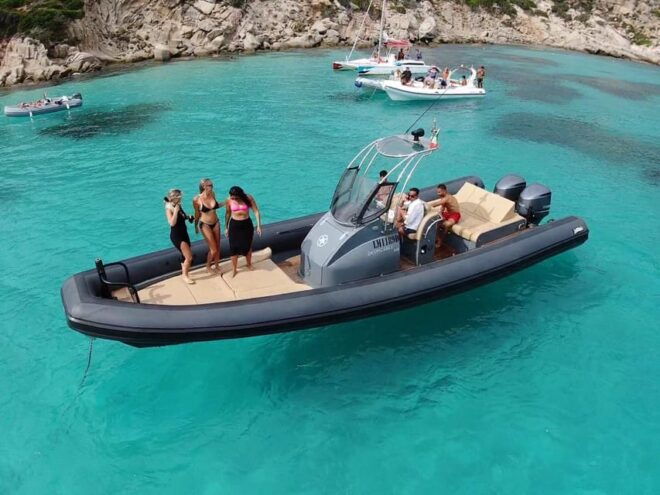 RENTAL BOAT, ARCHIPELAGO OF LA MADDALENA WITH A LUXURY RIB - Departure Details