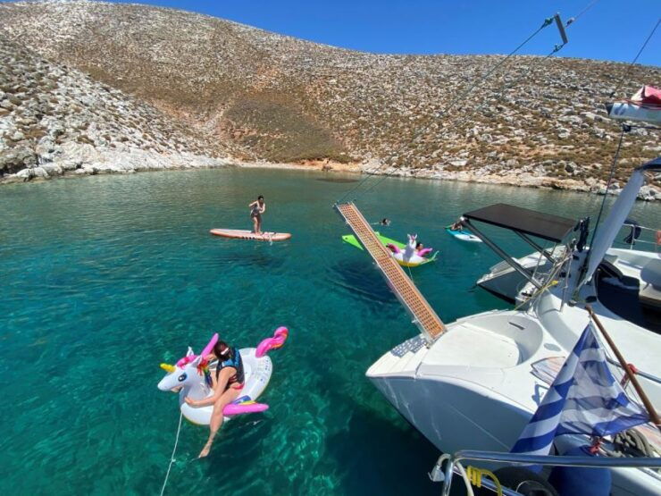 Rethymno: Private Catamaran Cruise With Meal and Drinks - Experience