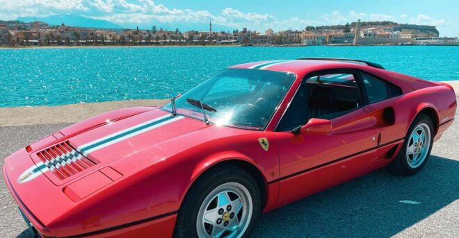 Rethymno: Ride With a Ferrari 208 Turbo - Highlights