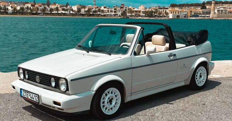 Rethymno: Ride With a Golf Gabriolet 1984 - Overview of the Golf Gabriolet Experience