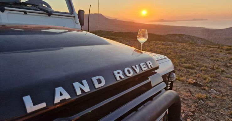 Rethymo: Landrover Safari Sunset Tour With Lunch and Drink - Tour Overview