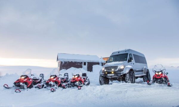 Reykjavík: Langjökull Glacier Snowmobile Tour With Ice Cave - Ice Cave Exploration