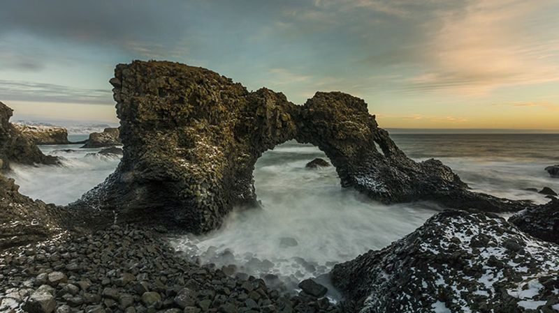 Reykjavik Sightseeing Tour - Búðakirkja stands out against lava terrain