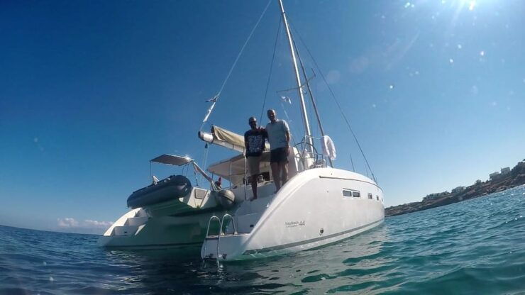 Rhenia Semiprivate Catamaran Sunset Cruise (Up to 10 Guests) - Detailed Itinerary