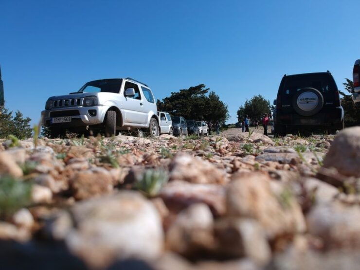 Rhodes: 4x4 Self-Drive Jeep Tour With Pickup in the North - Tour Overview