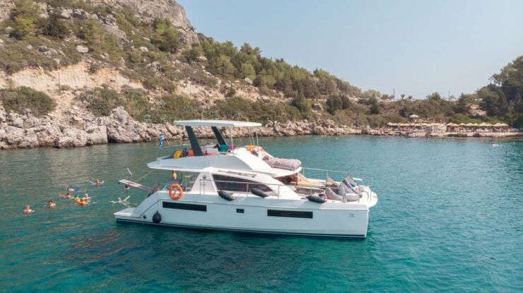Rhodes: All-Inclusive Catamaran Cruise With Lunch and Drinks - Catamaran Stops