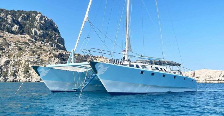 Rhodes: Catamaran Cruise With Meal, Snacks & Swim Stops - Tour Details