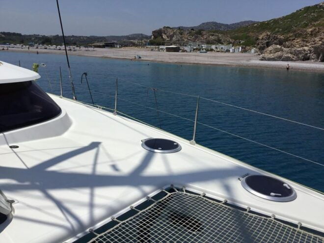 Rhodes: Catamaran Full Day Cruise With Food and Drinks - Inclusions
