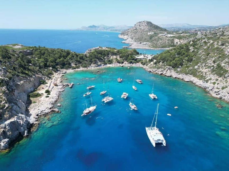 Rhodes: Cruise with 4 Swim Stops, Lunch, Drinks & Transfers - The Itinerary Breakdown