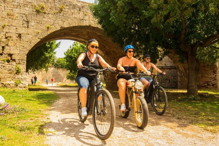 Rhodes: E-bike Old Town Highlights Sunset or Morning Tour - Highlights