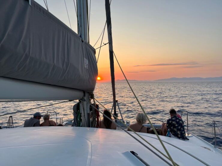 Rhodes: Evening Sunset Catamaran Cruise - Activity Duration and Available Starting Times