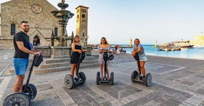 Rhodes: Explore the New and Medieval City on a Segway - Itinerary