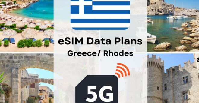 Rhodes: Greece/ Europe Esim Internet Data Plan High-Speed - The Sum Up