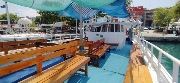 Rhodes Sea Cruises: Cruise to Kallithea,Faliraki,City View. - Activity Duration and Meeting Point