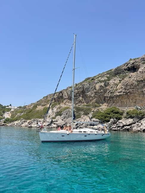 Rhodes: Sunset Catamaran Cruise with Snack, Fruits & Drinks - The Sum Up