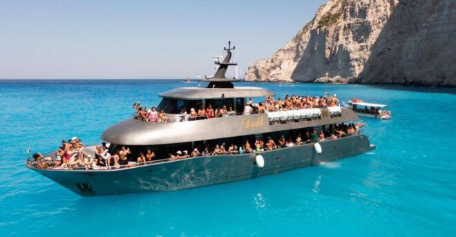 Rhodes Town: Cruise to Lindos With Full Hour Swimming Stops - Inclusions