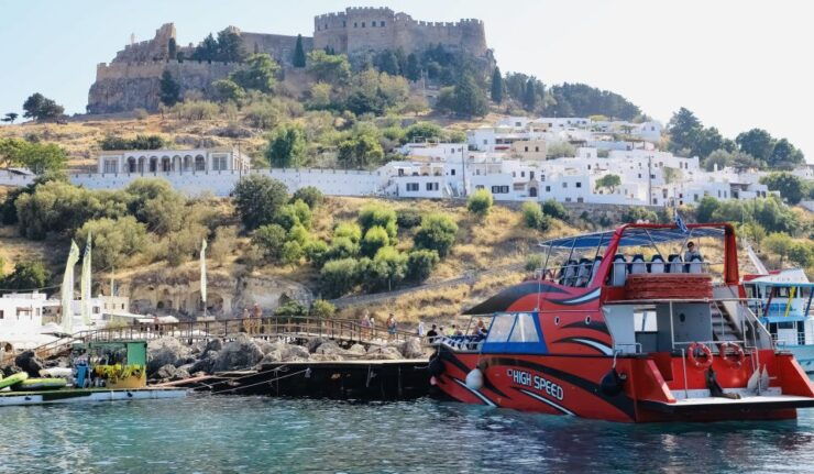 Rhodes Town: High-Speed Boat Trip to Lindos - Experience Highlights