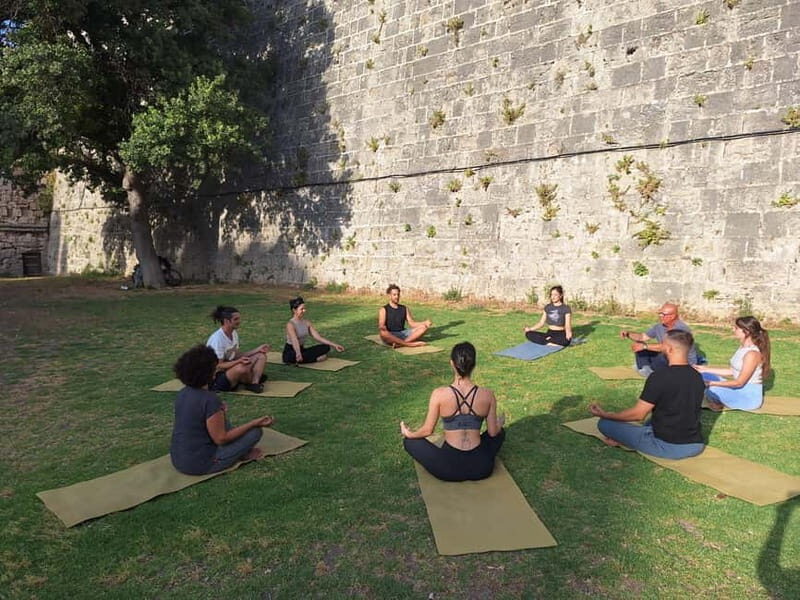 Rhodes Town: Outdoor Yoga at Grand Masters Garden - What Is the Rhodes Outdoor Yoga Experience?