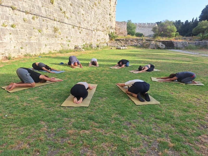 Rhodes Town: Outdoor Yoga at Grand Masters Garden - Practical Details and What’s Included