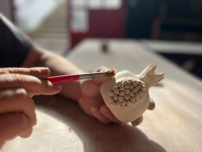 Rhodes Town: Pomegranate Pottery Masterclass - Includes