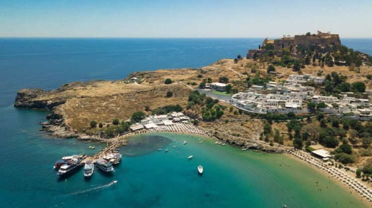 Rhodes Town: Scenic Cruise to Lindos With Swim Stops - Experience Highlights