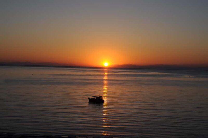 Rhodes: Wine Tasting with Sunset Views & Scenic Drive - Sunset at Monolithos Castle