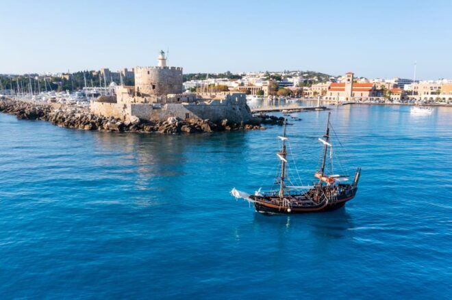 Rhodes:1-hour Sightseeing Day Cruise on an 18th-Century Boat - Meeting Point Information
