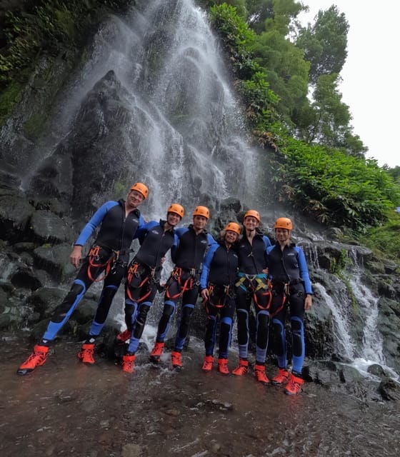 Ribeira Dos Caldeirões: Guided Canyoning Tour With Gear - Canyoning Experience and Highlights