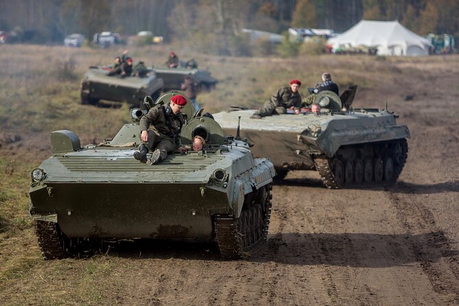 Ride in a BMP Tank and Military Garage Tour Prague - Tour Highlights