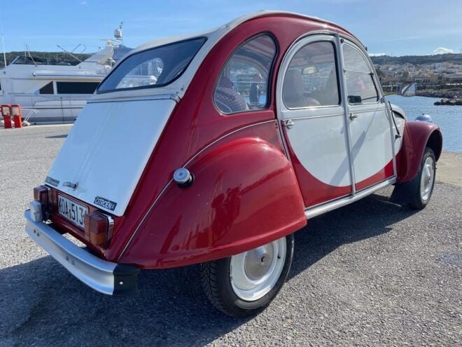 Ride With a Citroen 2CV Dolly 1989 Red-White for 12 Hours - Scenic Routes