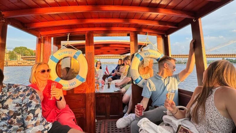 Riga: Canal Boat Tour with Welcome Drink & Audio Guide - Detailed Itinerary Breakdown