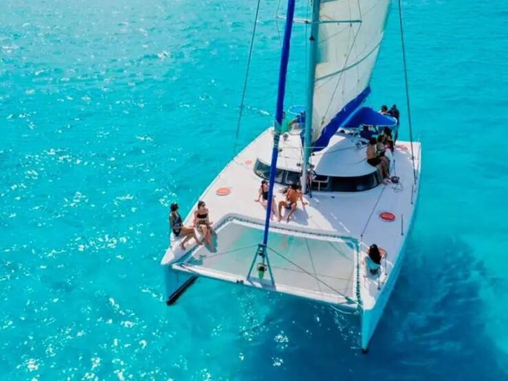 Riviera Maya: Private Catamaran Sailing for 42 Guests - Itinerary Highlights