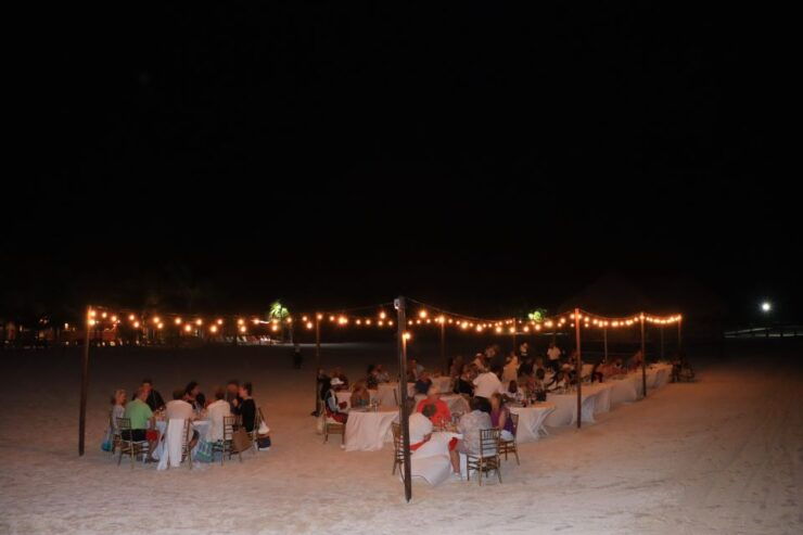 Riviera Maya: Sunset Cruise With Beach Dinner and Open Bar - Experience Highlights