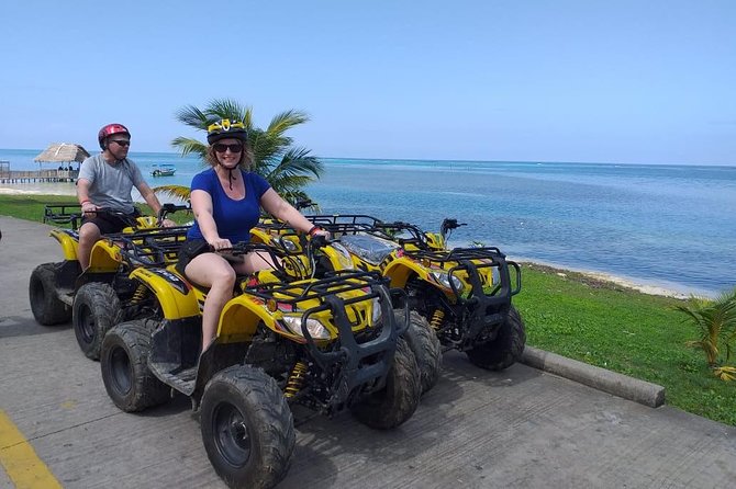 Roatan ATV Bikes Zip Line Monkey/Sloth and Beach Excursion - Inclusions and Amenities