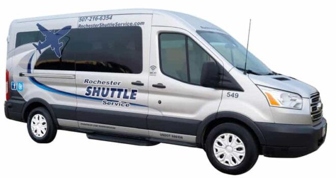 Rochester: One-Way Shared Transfer to or From MSP - Accessibility and Assistance