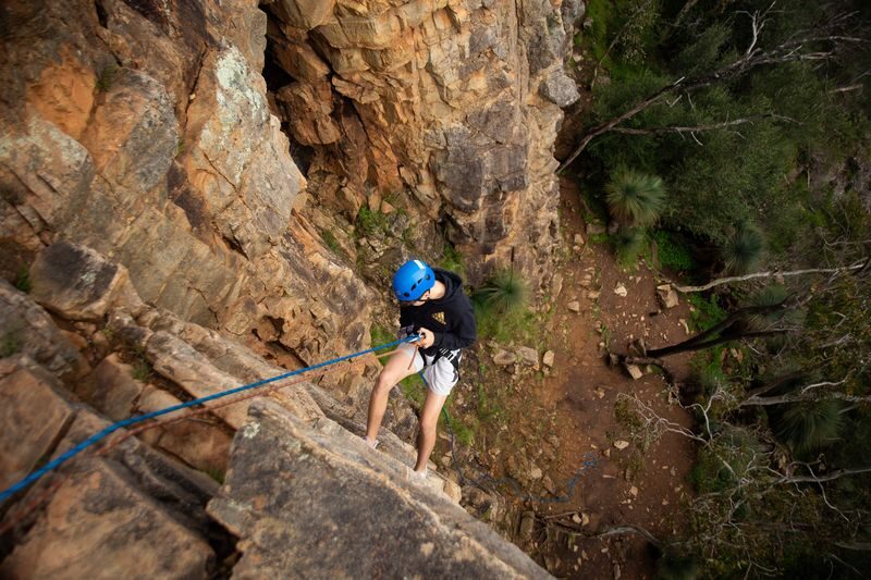 Rock Climbing and Abseiling Adventure in Adelaide - Morialta’s cliffs are the main event