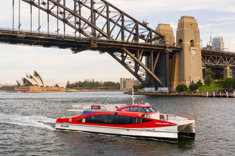 Rocket Sightseeing Ferry on Sydney Harbour - Circular Quay to Manly, then back