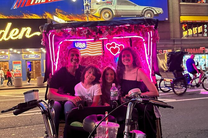 Rockettes Christmas Spectacular Pedicab Rides in NYC - Inclusions