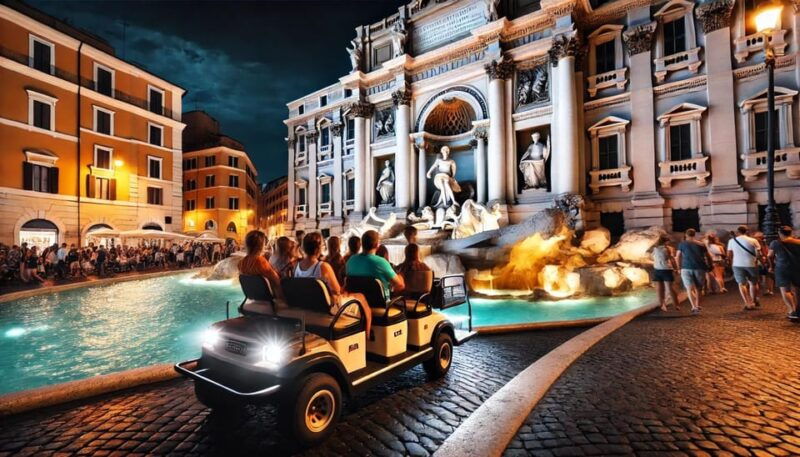 Roma: Golf Cart Night Tour - Highlights of the Tour Experience