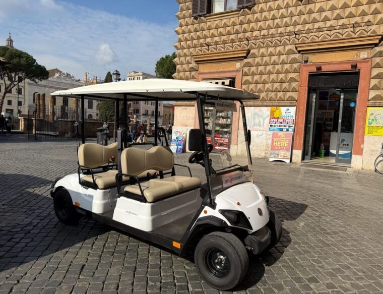 Roma: Golf Cart Night Tour - Unique Eco-Friendly Transportation