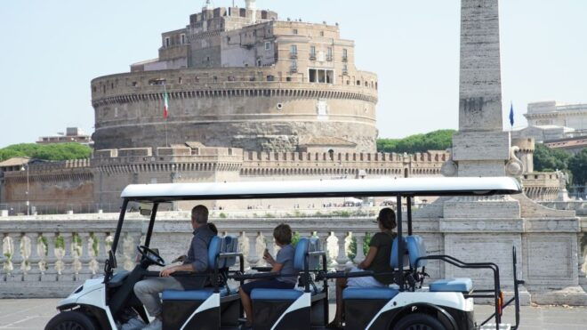 Roman Evening Golf Cart Tour + Pizza & Gelato | Max 6 People - The Sum Up