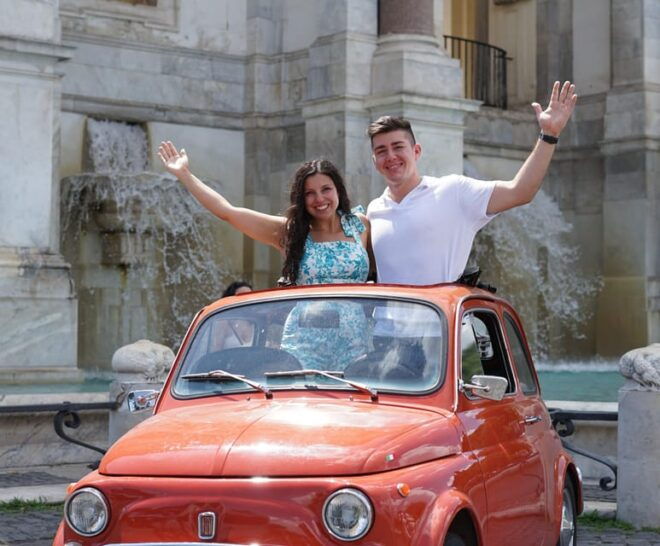 Roman Roads and Gelato: Fiat 500 Vintage Adventure - Exploring Romes Hidden Gems