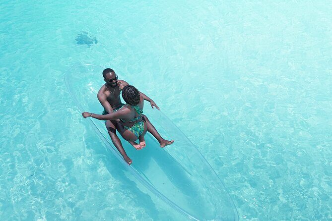 Romantic Clear Kayak Drone Photoshoot for Couples Turks & Caicos - The Experience in Detail
