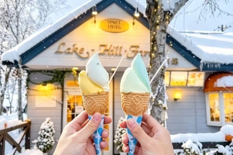 Romantic Hokkaido Noboribetsu Day Trip | Lake Toya Observatory (optional snowmobiling in winter) + Showa-shinzan Bear Ranch + Lake Hill Farm + Noboribetsu Hell Valley (Departing from Sapporo) - Toyako Onsen and the summer route